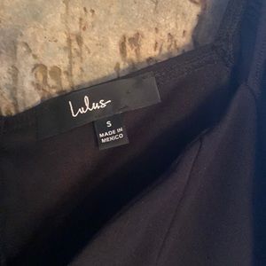 Balloon sheer sleeve dress with high front slit